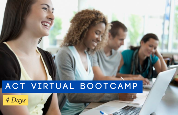 ACT Bootcamp (Virtual)— June 9th-June 12th (5:00pm-6:30pm)